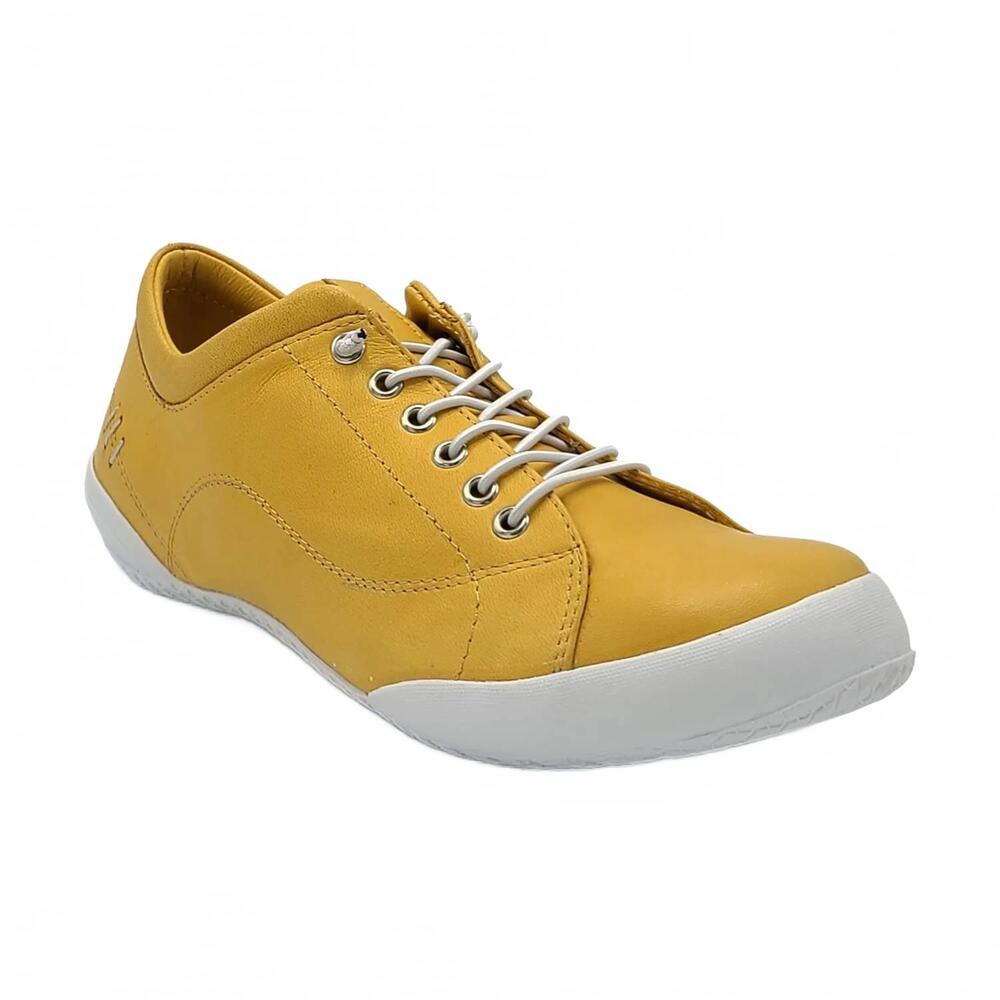 NEW GELATO women's teejay sneakers in ocher